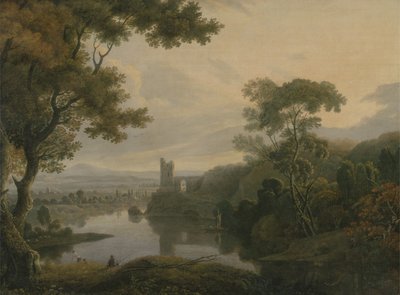 River Landscape by George the Elder Barret